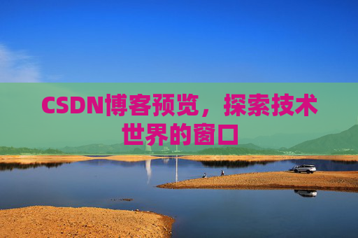 CSDN博客预览,探索技术世界的窗口